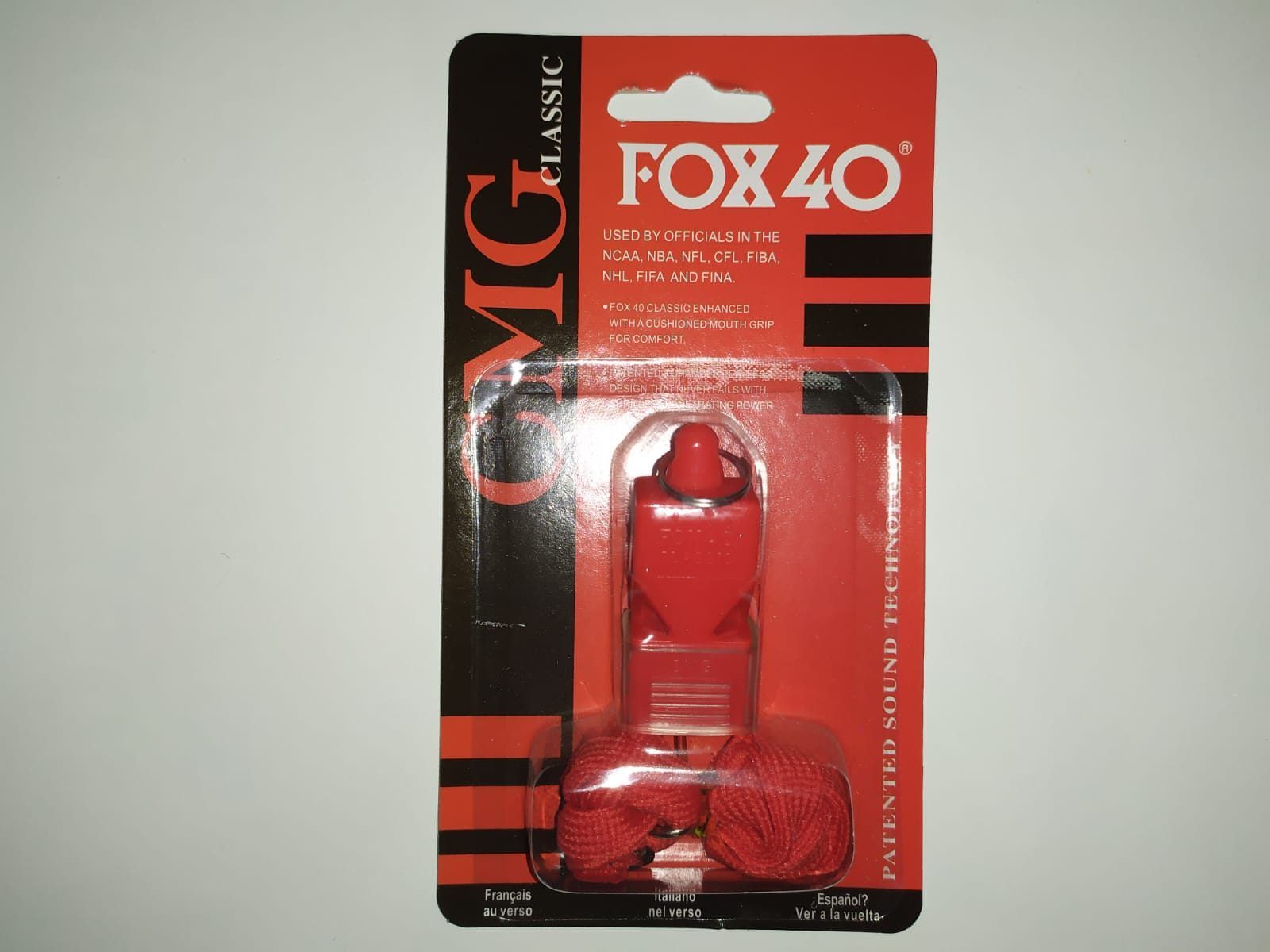 silbato rojo